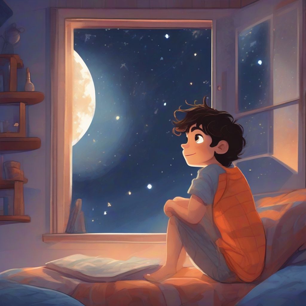 رحلة آدم الأولى إلى المريخ – Space bedtime story for kids