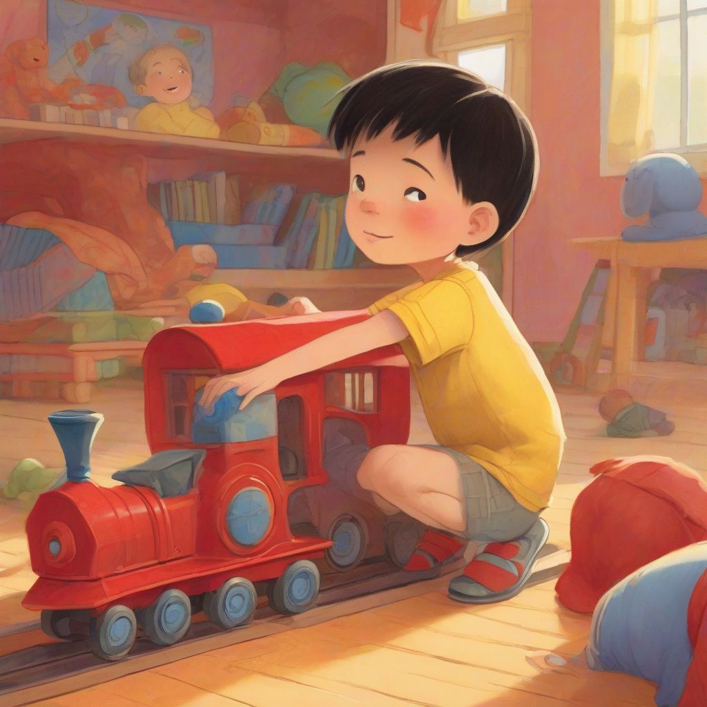明明與彩虹小火車 – Family bedtime story for kids