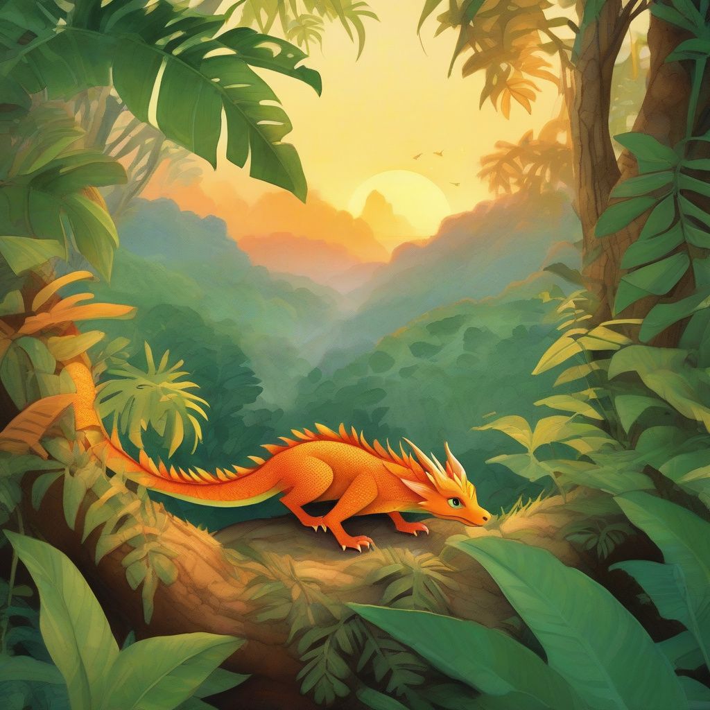The Jungle's Gentle Glow – Jungle bedtime story for kids