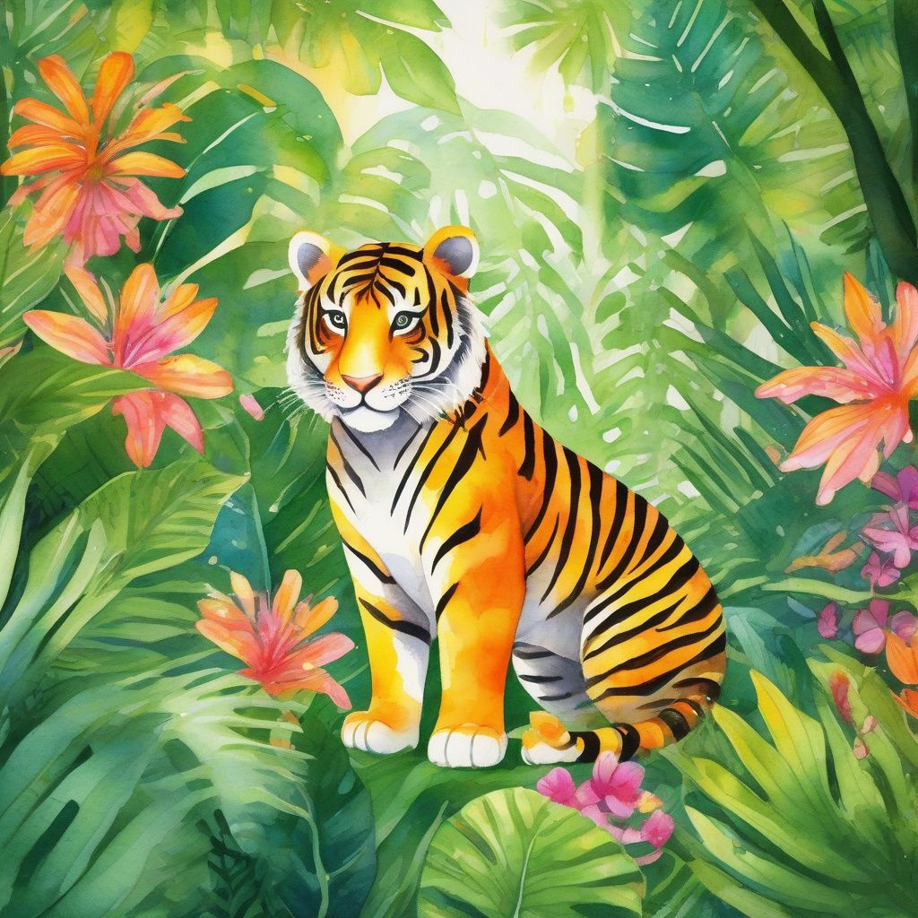 Leo the Tiger and the Chatty Bloom – Jungle bedtime story for kids